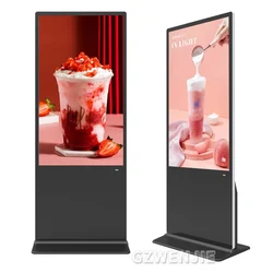 43 Inch Android/Windows + Touchscreen Floor Stand Wifi LCD Advertising Display Kiosk Indoor Digital Signage Standalone