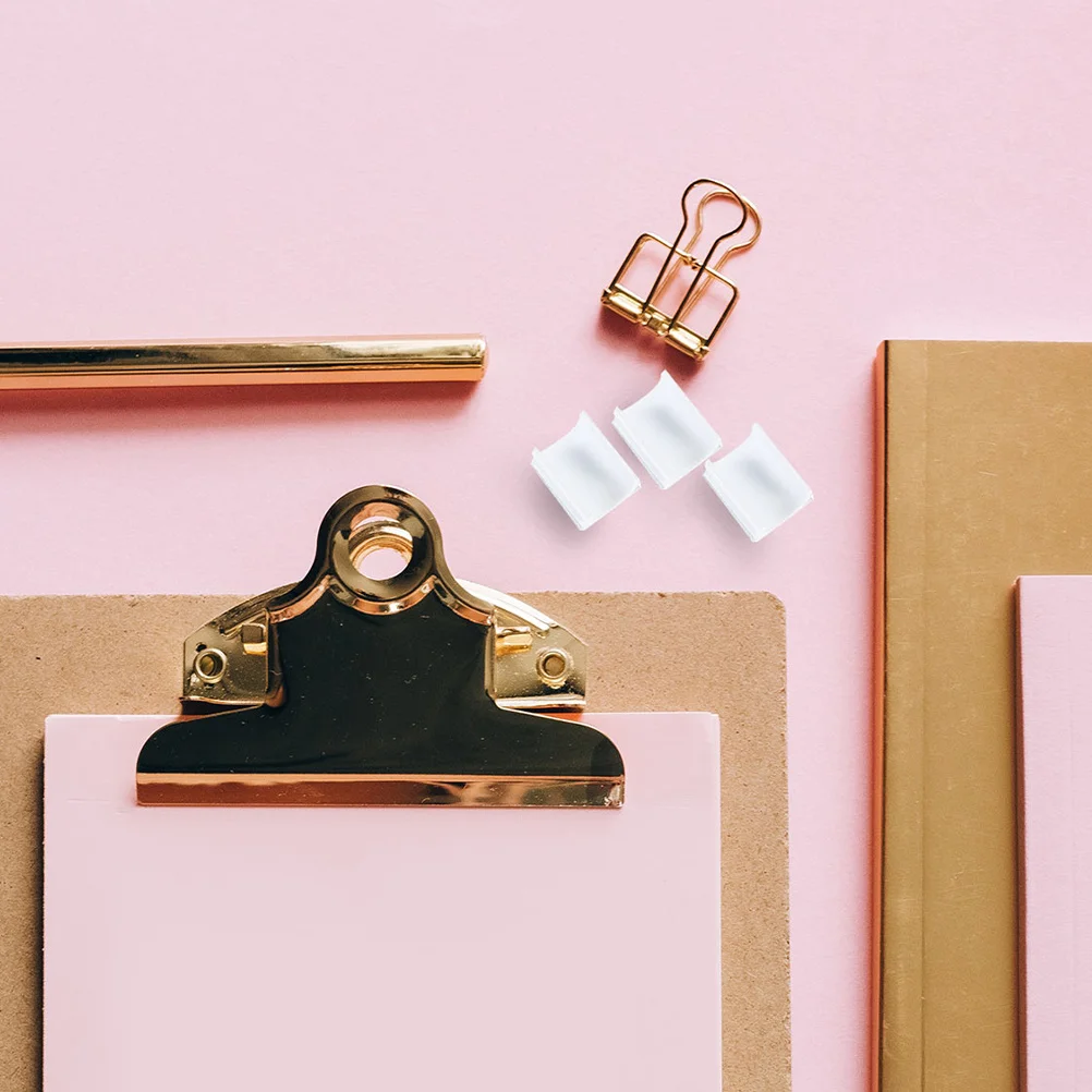 

50Pcs Whiteboard Marker Pen Clip Holder Adhesive Transparent Organizers for Office Classroom Bulletin Board Fridge