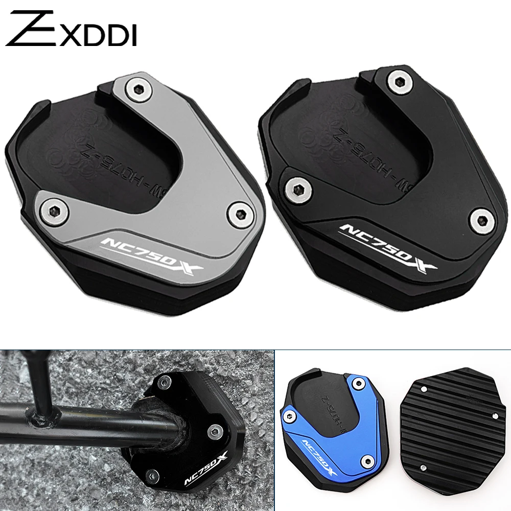 

For HONDA NC750X NC 750X NC750 X 2017-2020 2021-2024 Motorcycle Enlarged Pad Side Stand Foot Kickstand Extension Pad accessories