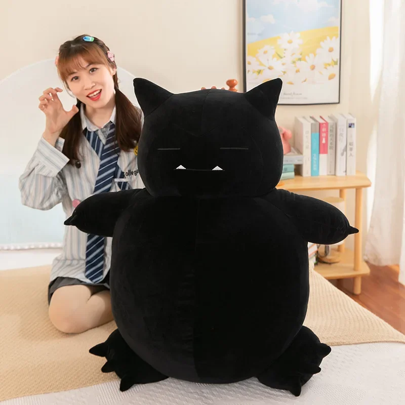 35/45/65cm Diablo Black Snorlax Pokemon Plush Toys Doll Cute Ornament Stuffed Plushie Pillow Pokémon Gift for Children Kawaii