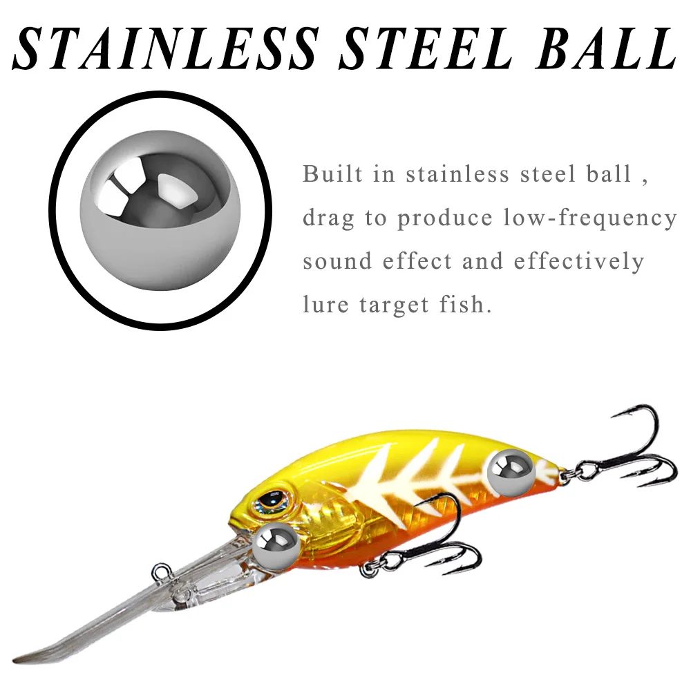 Chan\'s Huang New Arrival 1PCS Deep Water Crankbait 15CM 41.5G Artificial Floating Crank Hard Bait Wobblers For Fishing Tackle