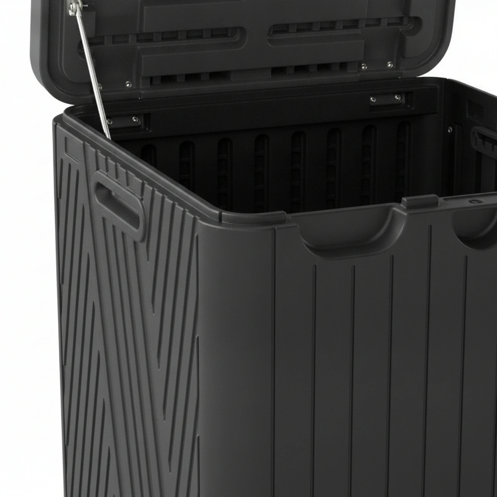 Outdoor Storage Box Weatherproof Storage Box with Hinged Lid Waterproof Water-Resistant for Homeowners, Poolside, Garden