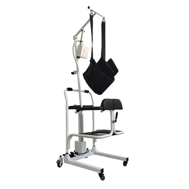 

Medical Wheel Toilet Hydraulic Lift Chair Move Nursing Patient Transfer Commode Chair