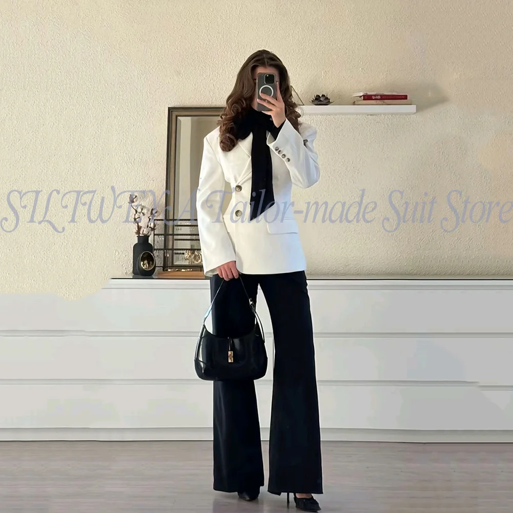 

Весенне-осенний новый стильный женский брючный костюм для офиса, деловой женский рабочий костюм, комплект из 2 предметов: формальный пиджак и брюки