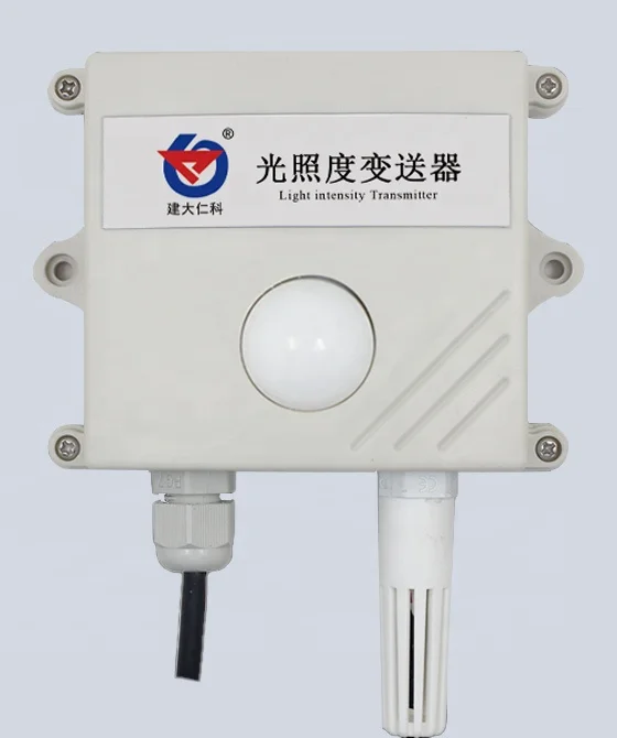 Sensor de luz solar lux analógico/RS485 Iot lux medidor sensor