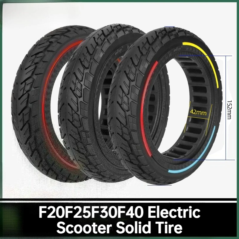 

Suitable for F20F25F30F40 Electric Scooter 10 * 2.125 Solid Tire 250 * 54 Thick Off-road Tire Universal Scooter Accessories