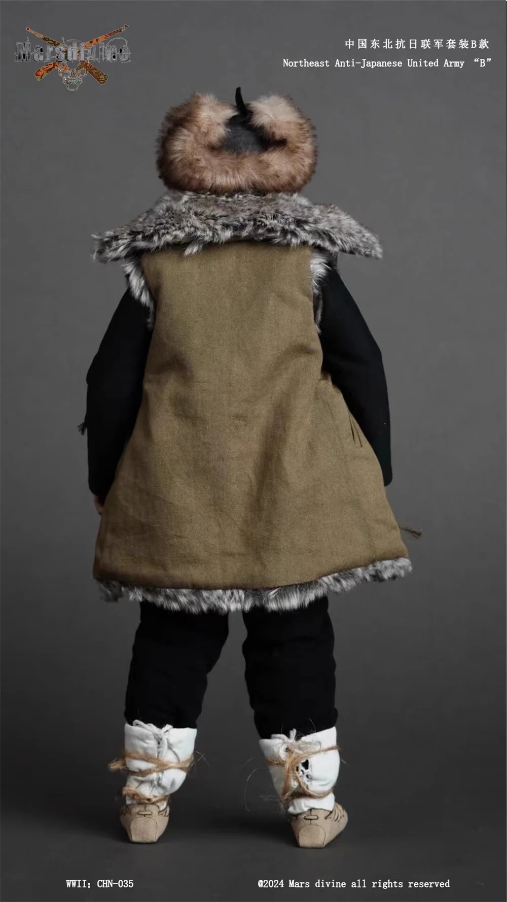 1/6 Marsinstructeur CHN-035 Asie soldat beurre ningfor la paix élasthanne arme ceinture manteau pas de corps pas de tête pour 12 "Action Figure