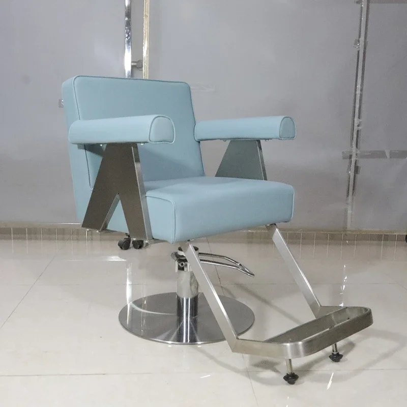 Cheap price blue hairdressing saloon chair woman beauty hair salon barber chair for sale