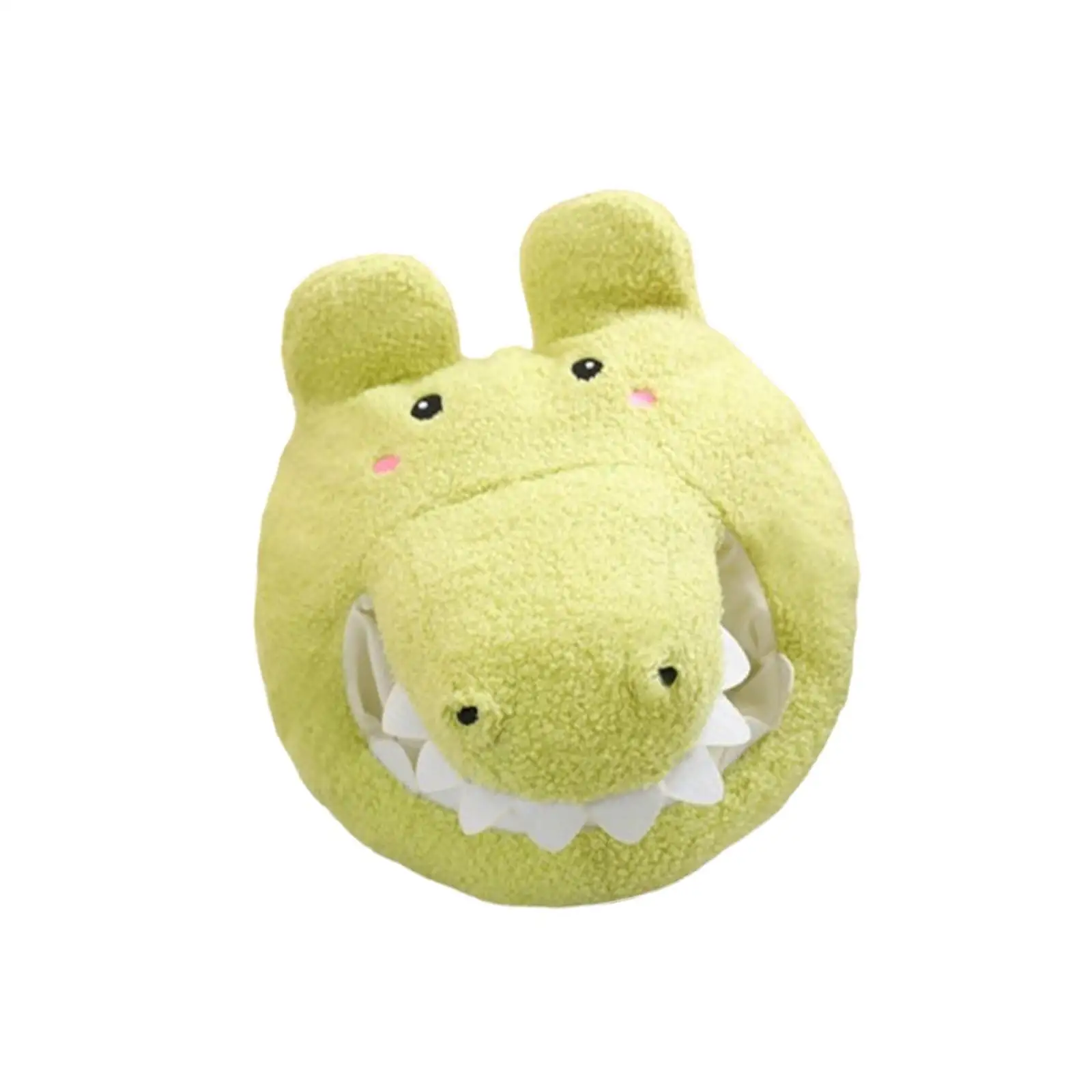 Crocodile Hat Cosplay Headwear Selfie Hat Toy Unique Plush Hat for Holiday