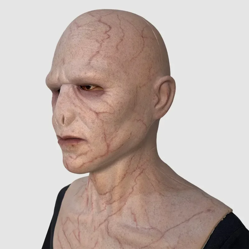 Halloween Cosplay Props Voldemort Silicone Simulation COS Drag Mask Spot Wholesale