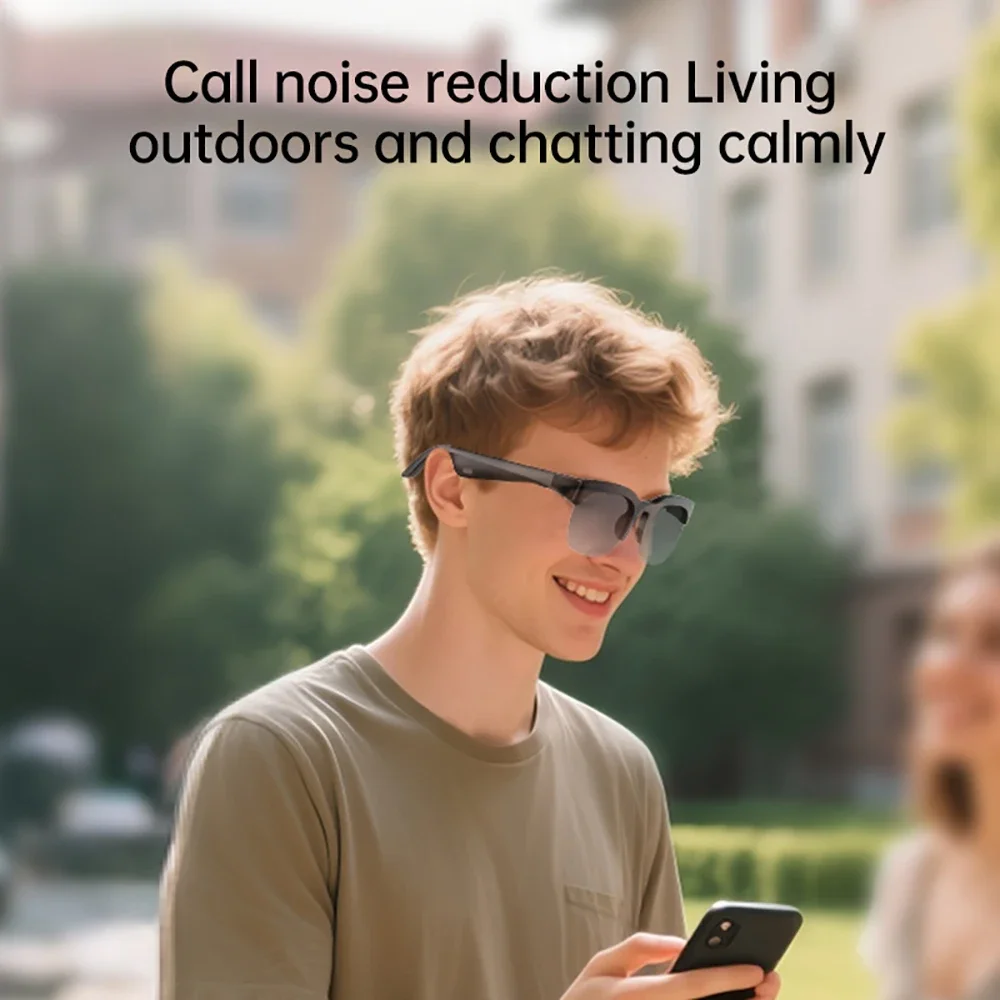 Bluetooth 6,0 gafas de Audio auriculares inalámbricos al aire libre estéreo HiFi auriculares con reducción de ruido gafas casuales auriculares