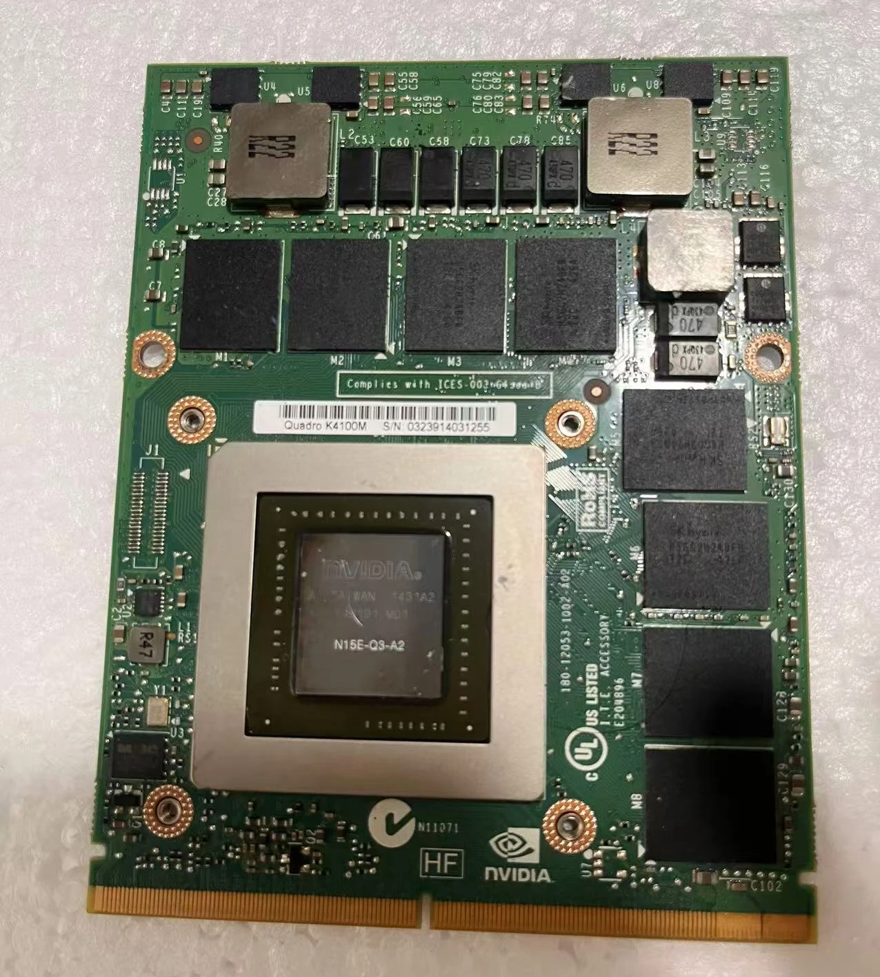 K4100M 4GB DDR5 For A1312 M6700 M6800 M7 M7720 M7710