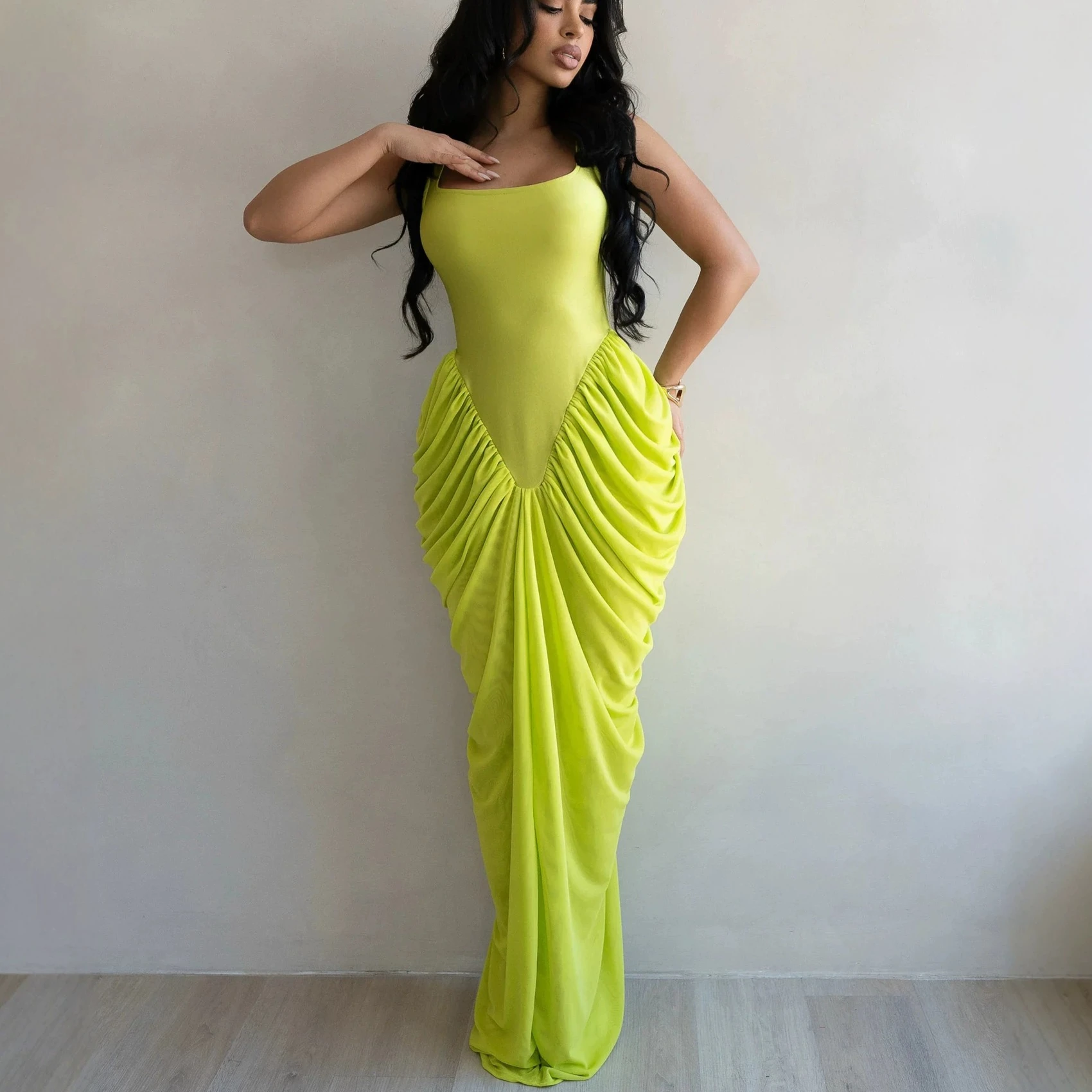 Wrap Dress Work - Long Dress Women Gown Dresses Sexy
