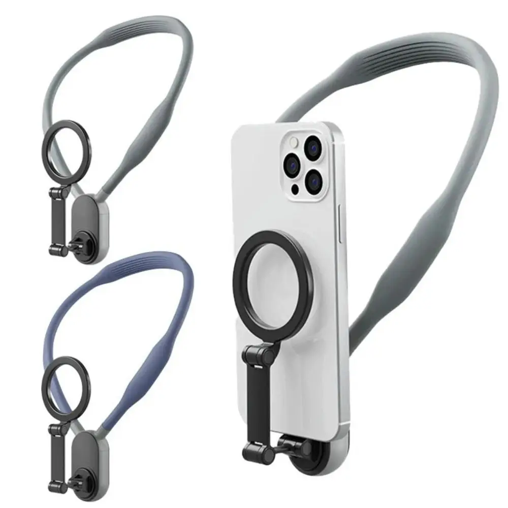 

First View Silicone Magnetic Neck Mount Quick Release Silicone Magnetic Phone Neck Magnetic Anti-shake