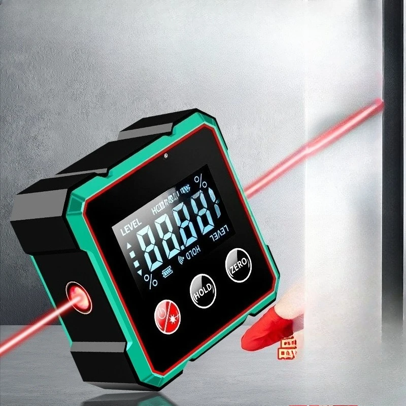 

High Precision Inclinometer Measurement Laser Magnetically Absorbable Angle Level