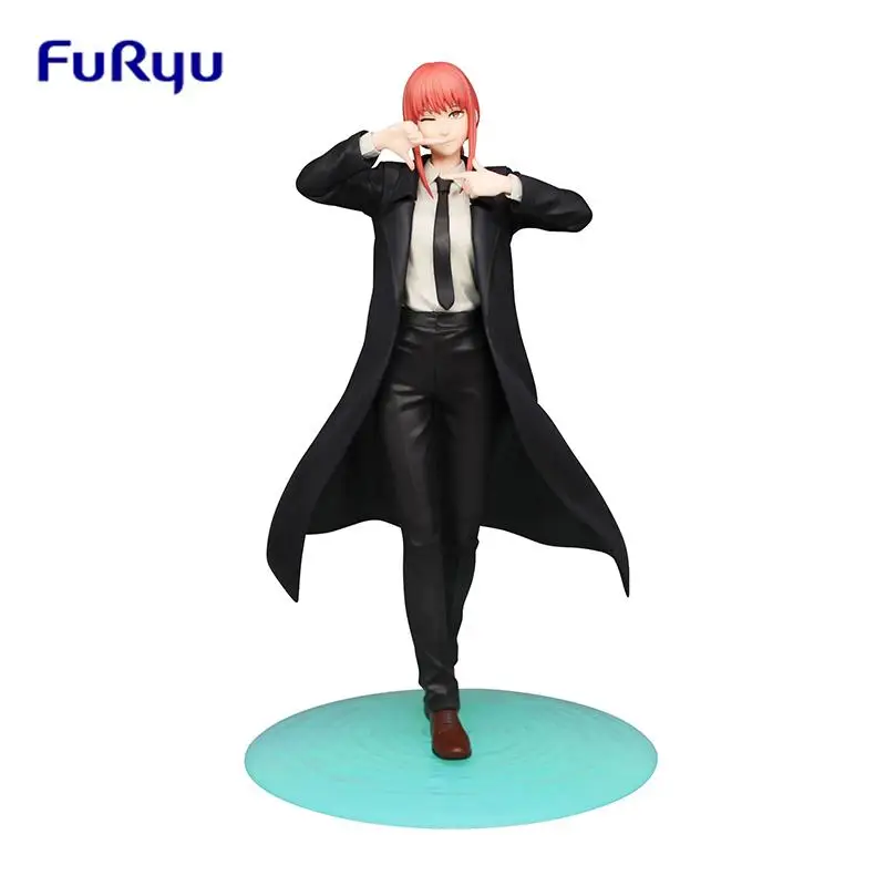 Original FuRyu Exceed Creative Chainsaw Man Makima PVC Anime Figure Action Figures Model Toys