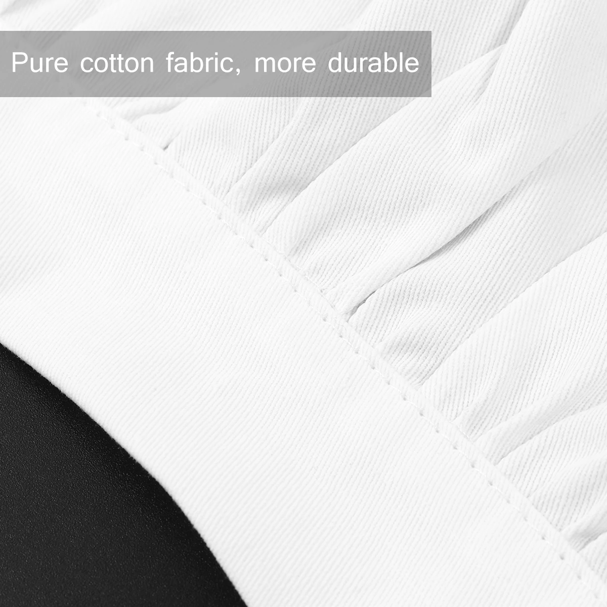 

Cotton Short Apron Short Kitchen Half Waist Cotton Apron Pockets Protect Clothes Pants Hotel Cafe Restaurant Lace