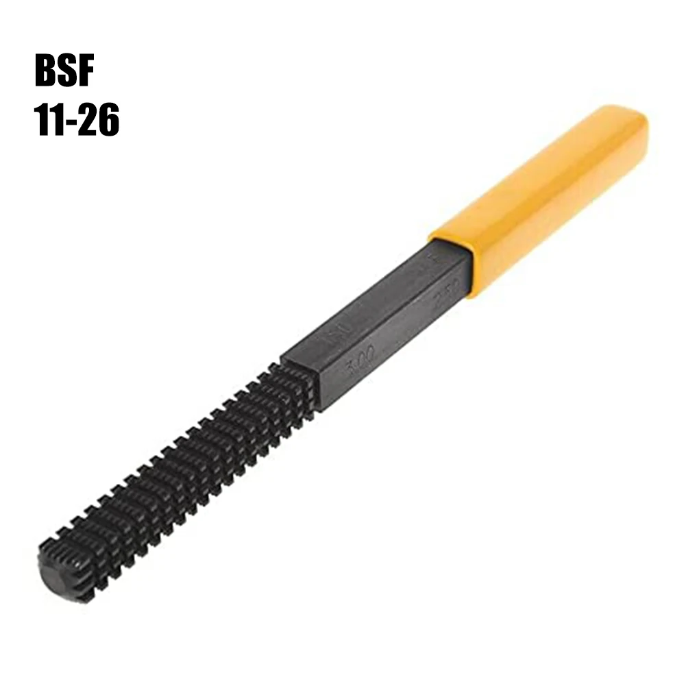 Thread Restoration Tool Set with Double Sided Handle for Comfortable Grip Perfect for Repairing External Threads