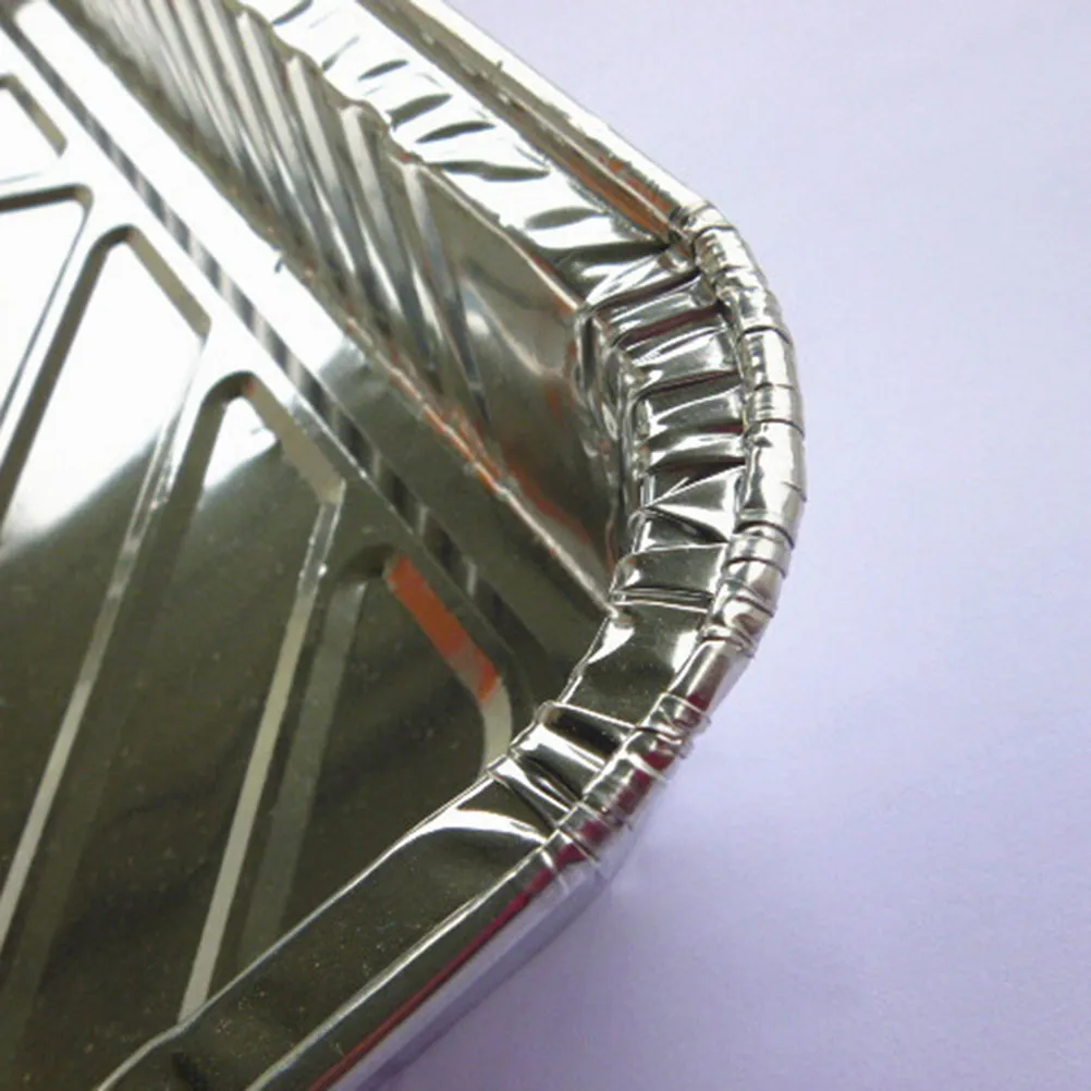 Disposable BBQ drip pan liners for restaurant chefs to protect grill drip tray 10pcs aluminum foil tin