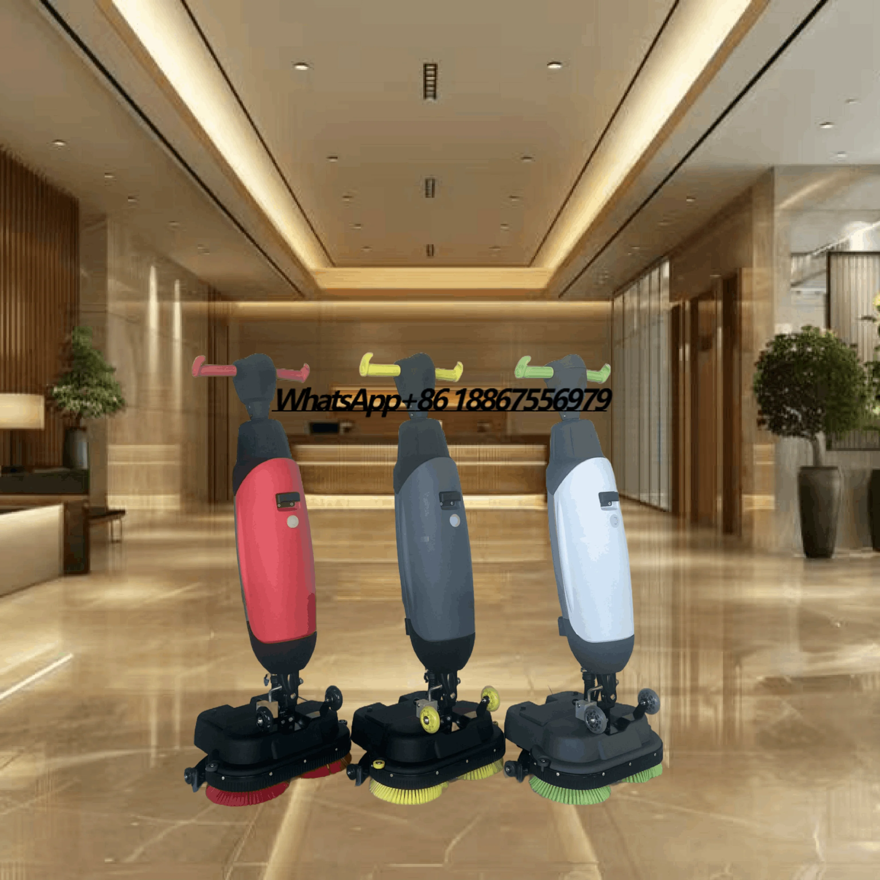 

Dual-Brush Wireless Mini Floor Cleaning Machine Energy-Saving Vacuums Magical Floor Scrubber Cart Sweeper