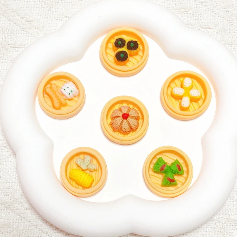 Hars Imitatie Xiaolongbao Sieraden Accessoires DIY Handgemaakte Snuisterijen Crème Gel Mobiele Telefoon Case Proces Accessoires