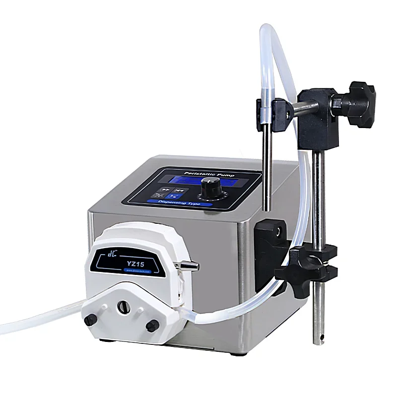 

Ditrontech Factory made oil liquid mini stepper motor peristaltic pump micro vegetable glycerin filling machine