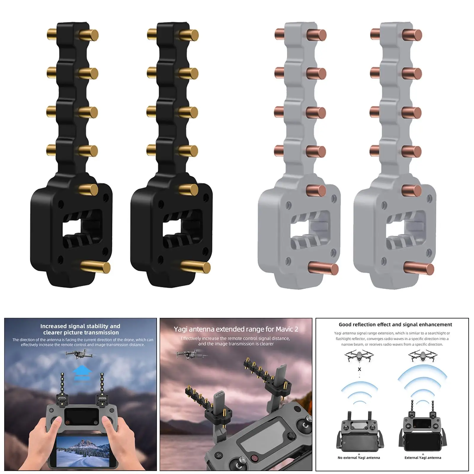 1Pair Signal Amplifier Range Extender Upgrade for DJI Mavic Mini