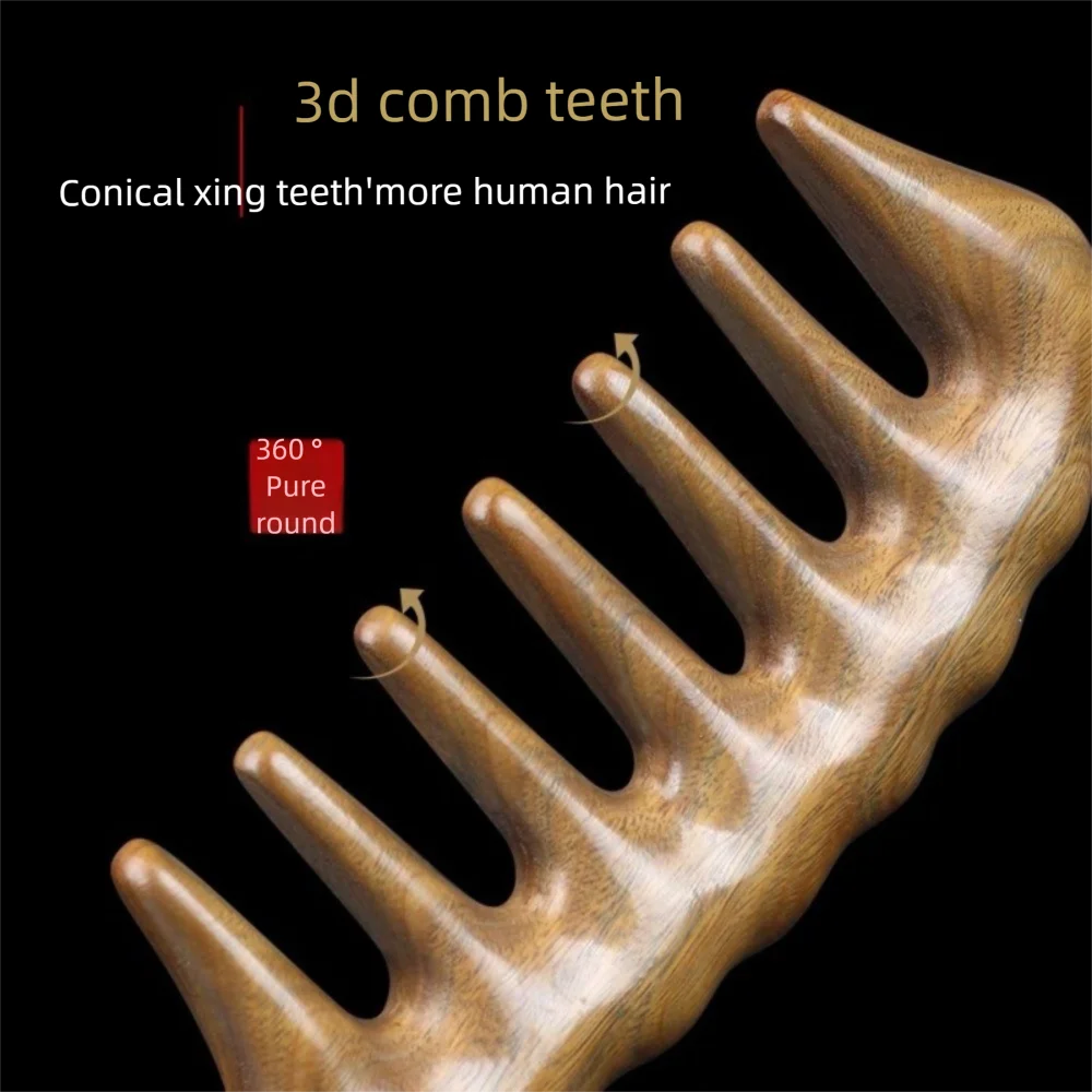 

Long Handle Body Meridian Massage Comb Multifunctional Anti-Static Head Massage Comb Help Blood Circulation Wide Tooth