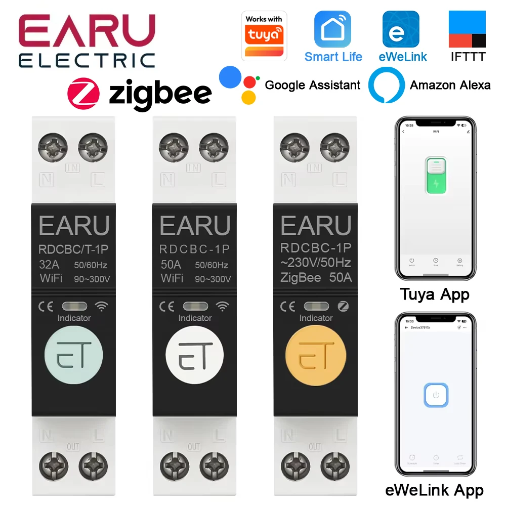 1P+N Tuya Ewelink W…