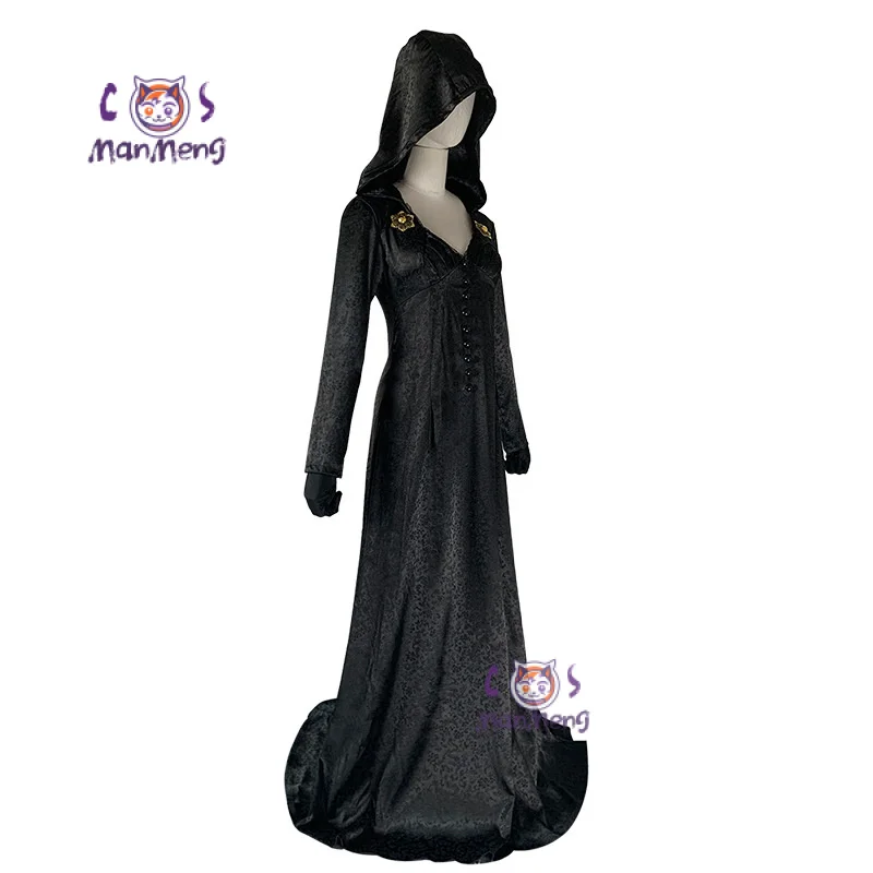 Resident Village Outfit Daniela Vampir Halloween Kostüm Horror Cosplay Kleid Frauen Gruseliges Karnevalskleid Gothic Evil für Erwachsene