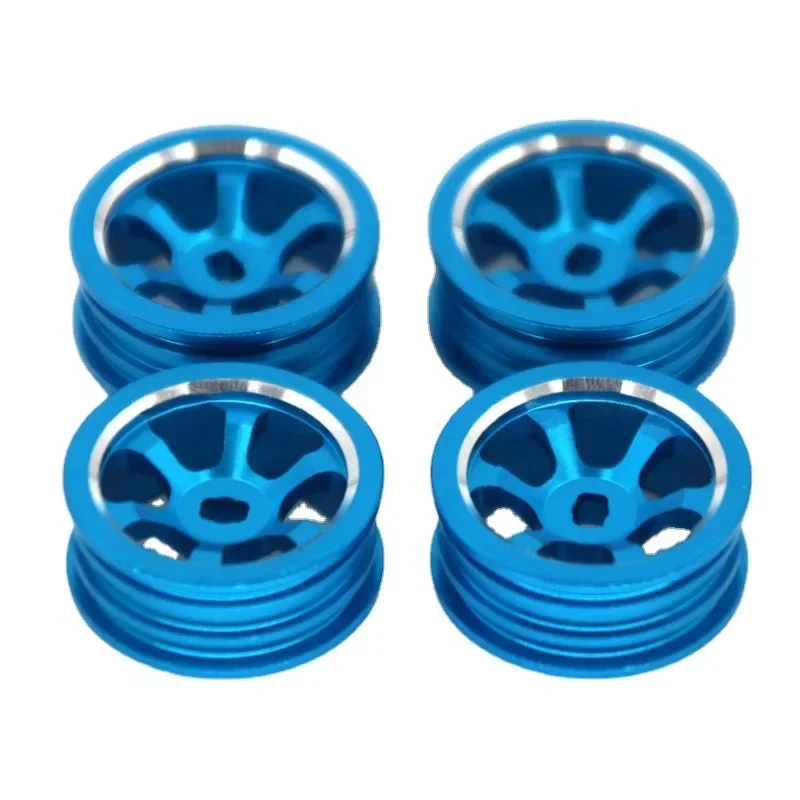 4Pcs 1:28 Plastic Wheel Tires W/  Rims For WLtoys K969 K989 Trucks