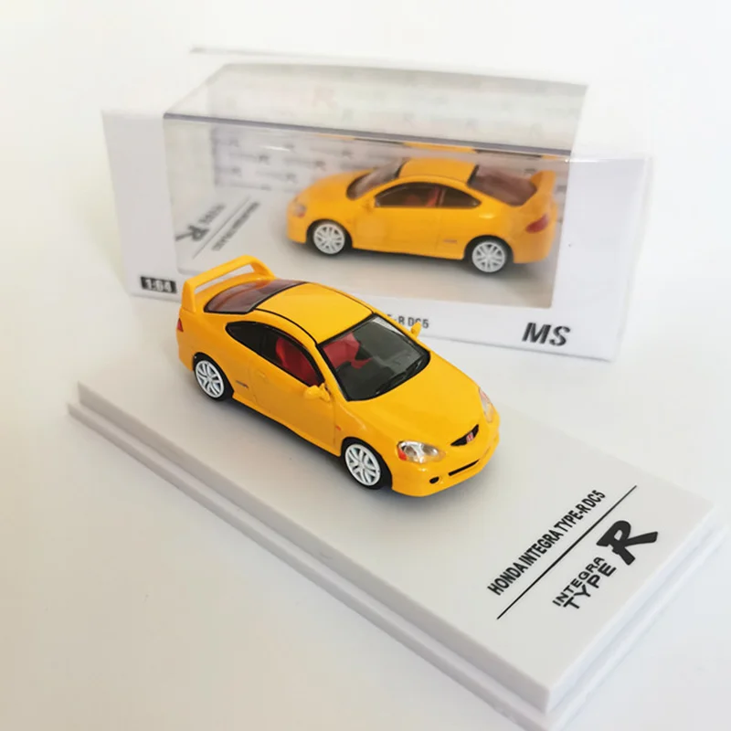 Diecast Original 1:64 Scale Alloy Honda Integra Type-R DC5 Mini Toy Car Simulation Classic Model Hobby & Collectibles Souvenir