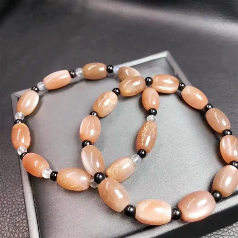 8MM Natural Skeeton Crystal Bucket Bead Bracelet Women Fashion Sweet Reiki Healing Energy Strand Girls Jewelry Gift 1PCS