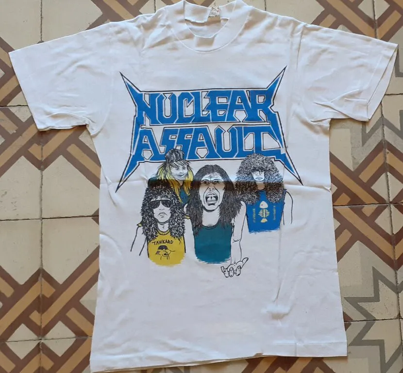 New! Nuclear Assault - survive era Shirt Tee Unisex Cotton Size S to 5XL EN331