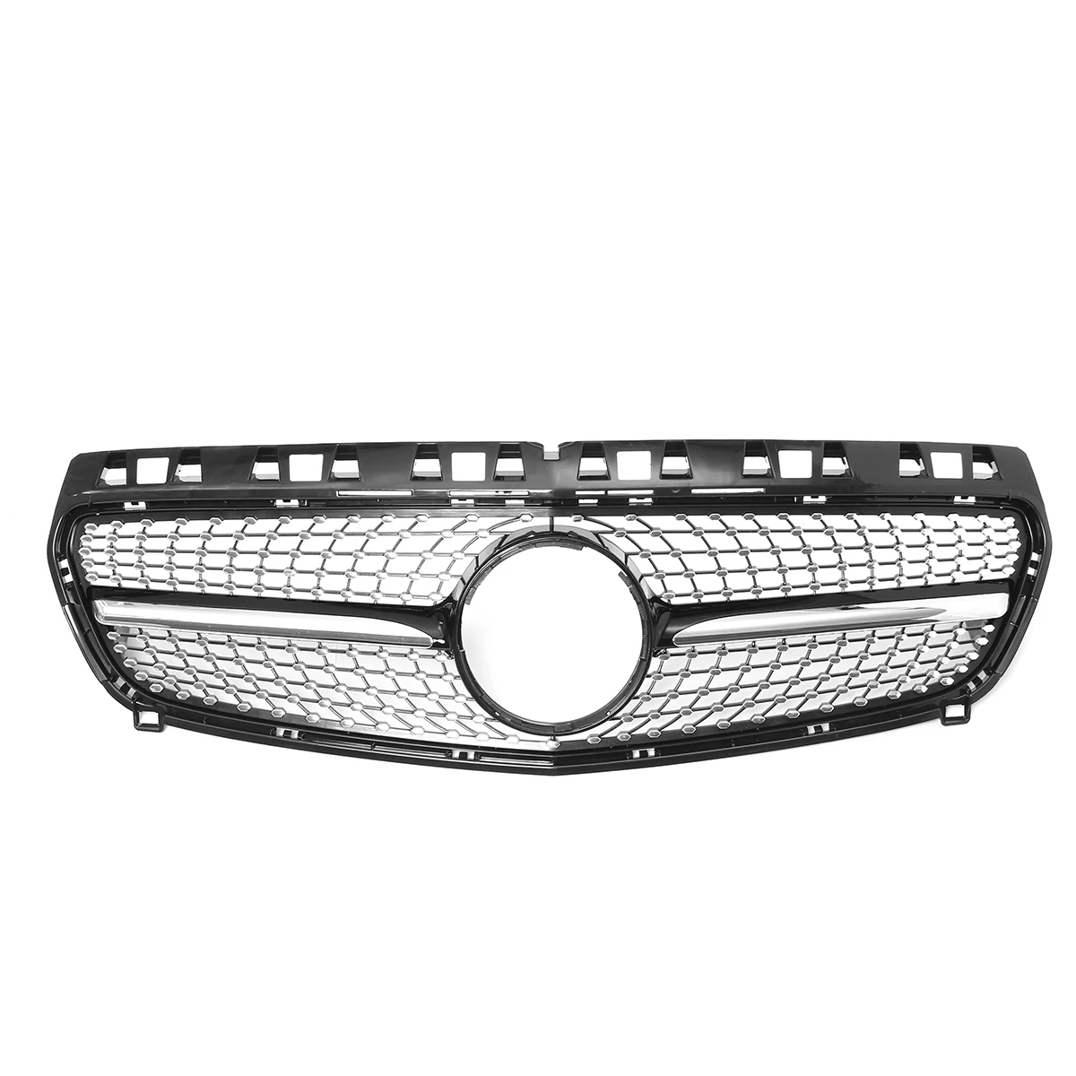 Diamond/GTR Style Car Front Bumper Grill Grille For Mercedes For Benz W176 A Class A200 A250 A45 AMG 2013-2018 Racing Grille