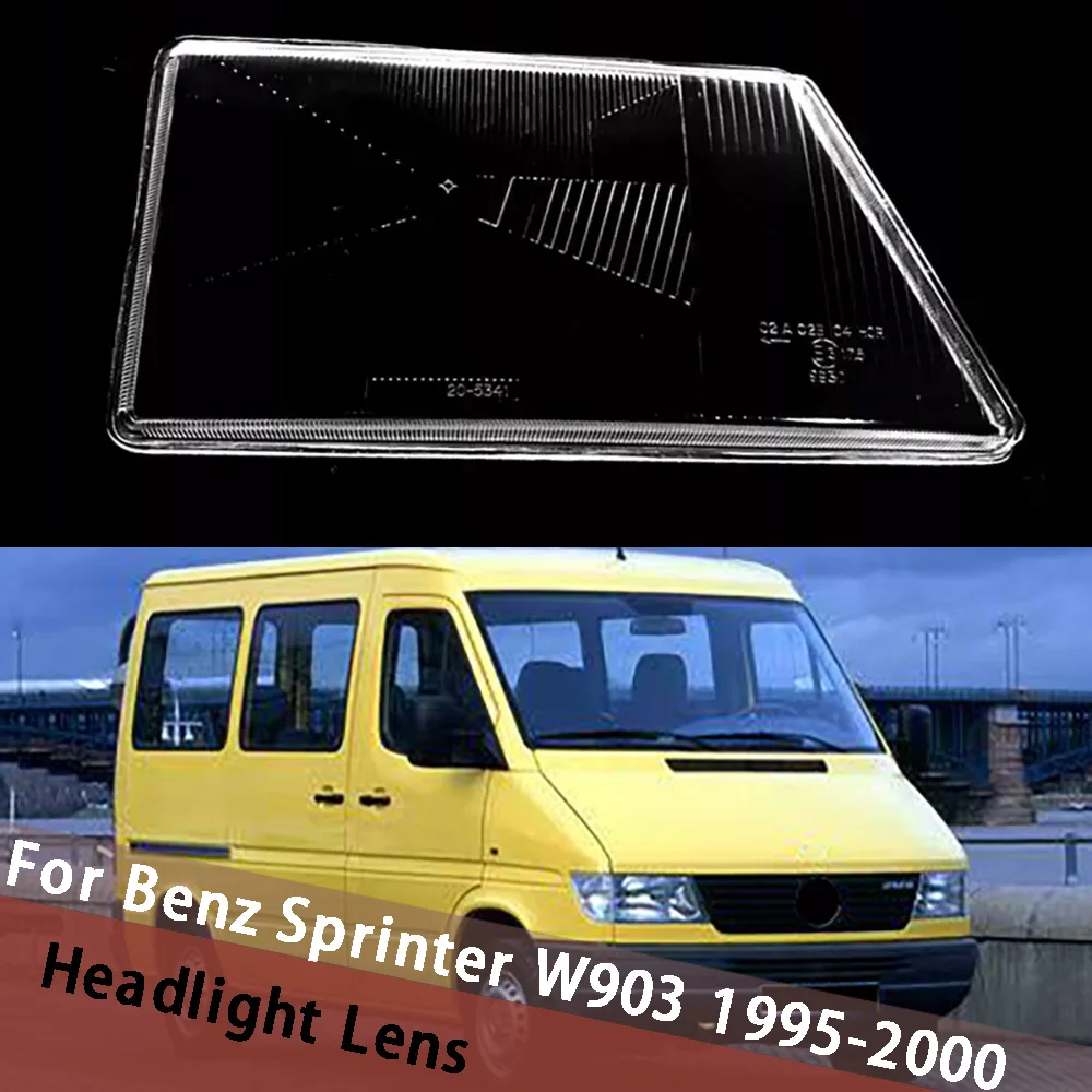 

For Mercedes-Benz Sprinter W903 1995-2000 Headlamp Housing Mask Cover Headlight Shell Plexiglass Replace Original Lens Housing
