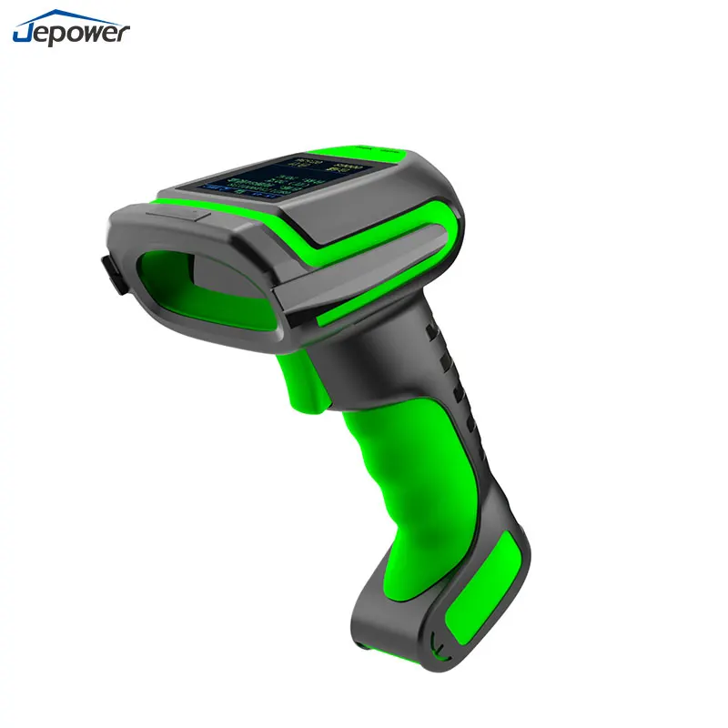 Industrial ABS Material 5000 Times Rolling for 1.77 Inch Display 2D USB Stock Rugged Barcode Scanner for Asset Tracking