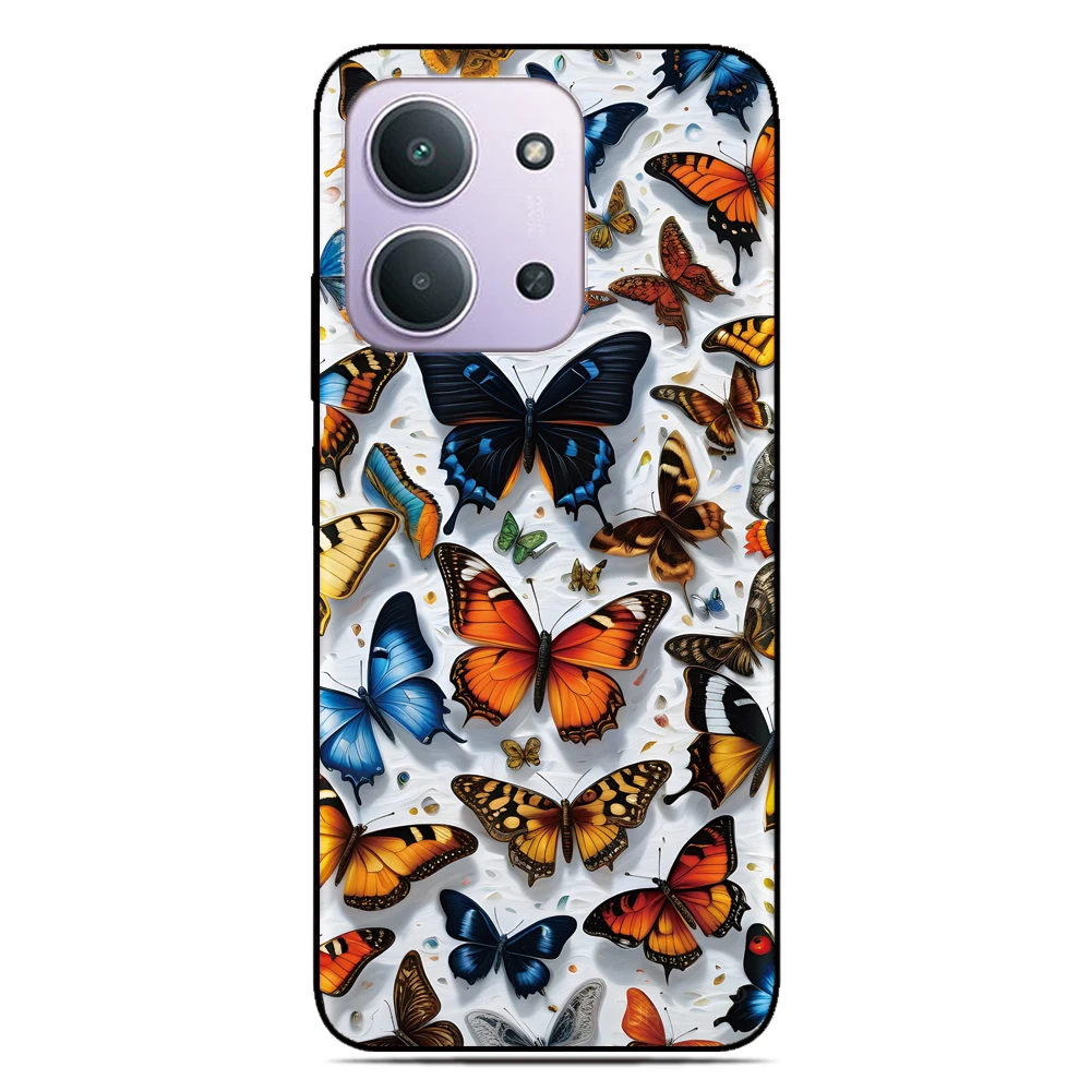 Design Farfalla Della Copertura Posteriore Per Sony Xperia 10 1 VII VI 5 II III IV V 2023 XZ5 XZ4 XZ3 XZ2 Compact XA1 XA2 TPU Cassa Del Telefono Morbida