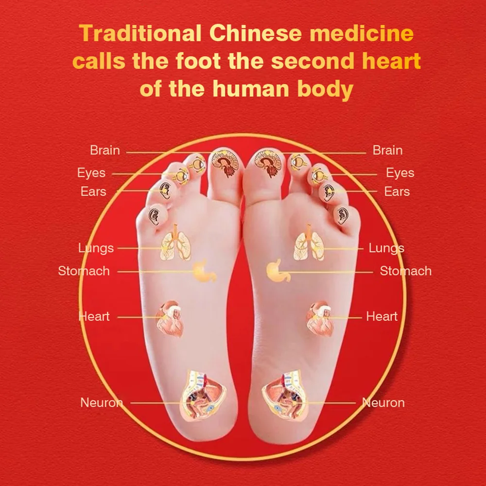 Натуральные детоксикающие бамбуковые пластыри для ног, 50 шт./лот, снятие стресса, глубокий сон, снятие стресса, инструменты для ухода за ногами