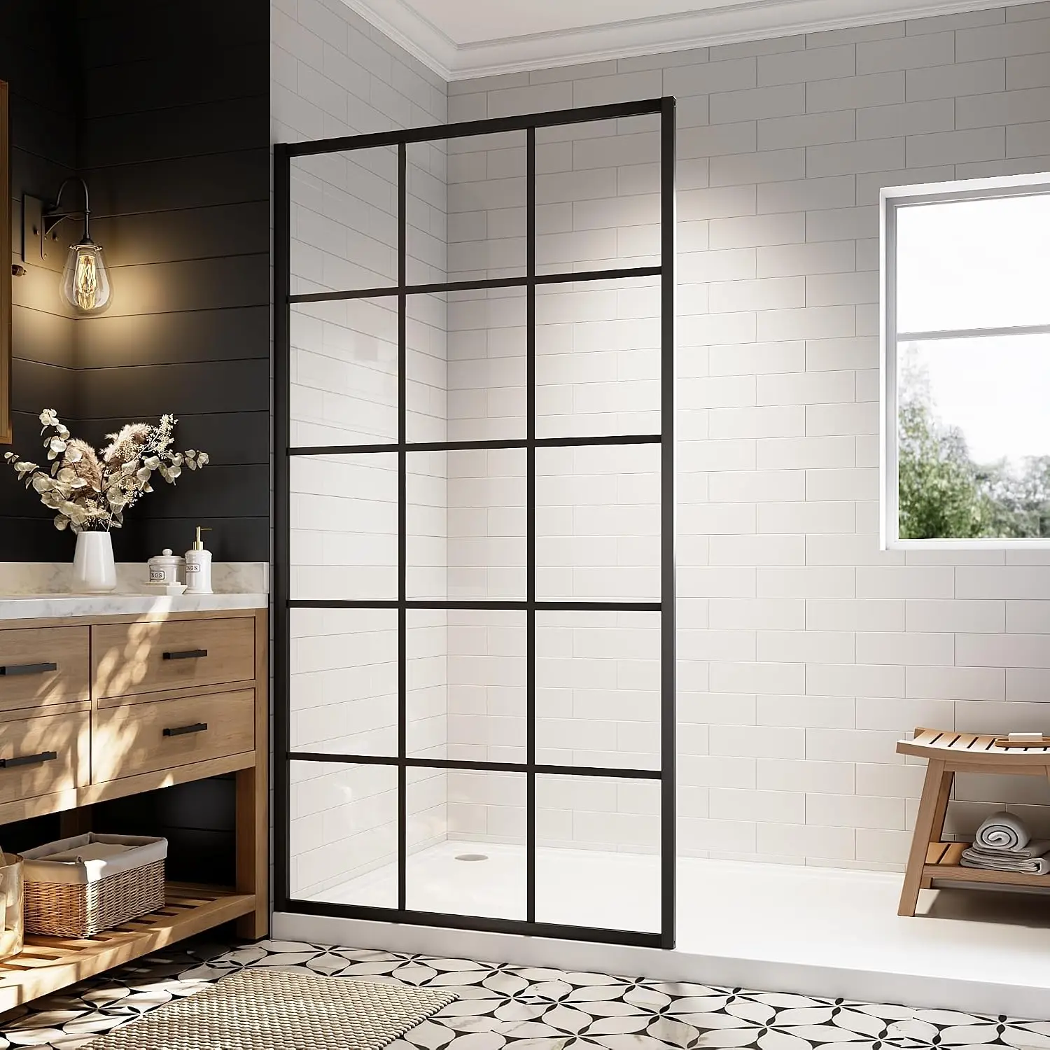 Fixed Shower Panel 42×78H,5/16