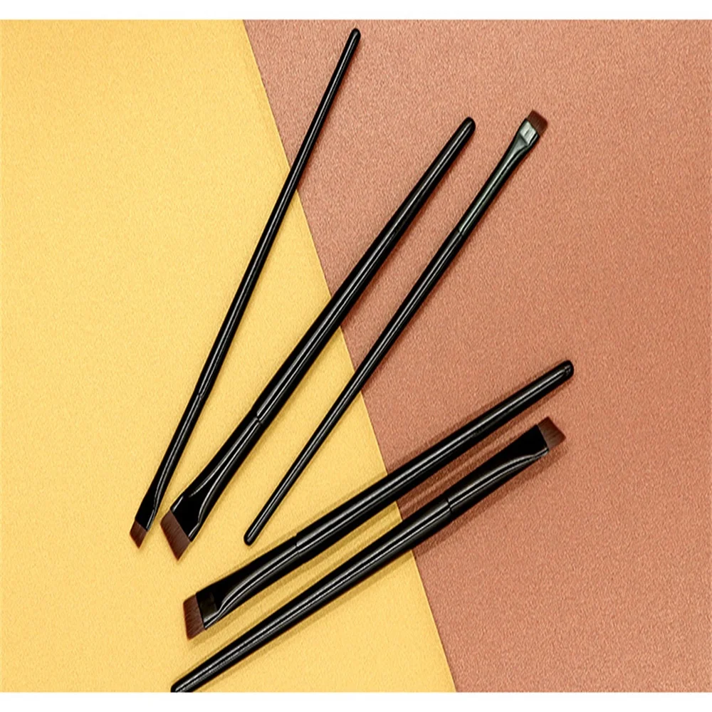 Lomansa 1 pièces brosse permanente à tête plate brosse de coiffage de cils outil de levage de cils stratification des cils outil de séparation et d'extension de cils