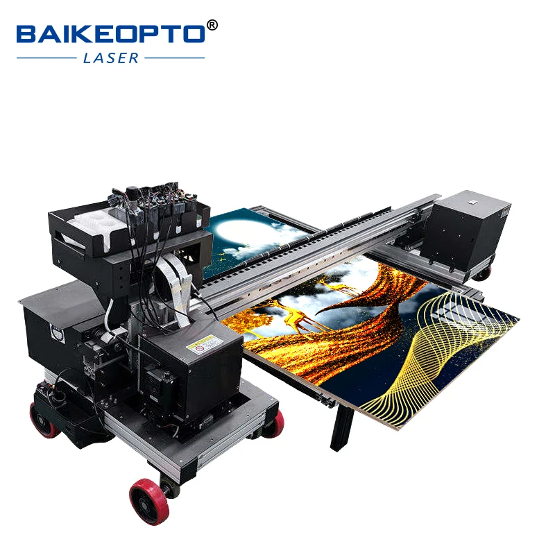 Large Format  Flatbed UV Printer for Cylinder Bottle & Flat Plate, 3D High Resolution Direct To Object Printing Machine for