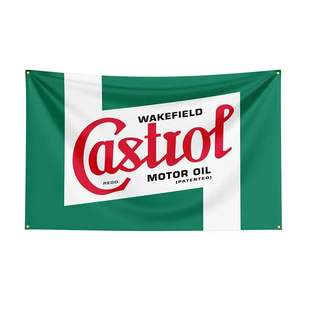 

3x5Ft Castrols Flag Polyester Printed Racing Car Banner For Decor - Ft Flags Decor,flag Decoration Banner Flag Banner B