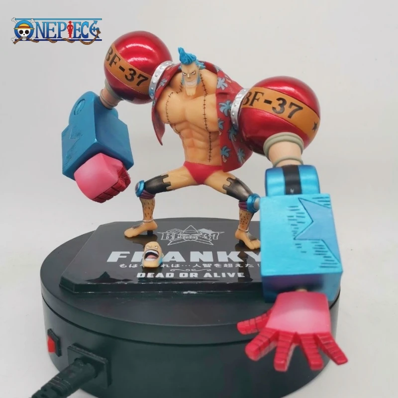 New One Piece Anime Figure Franky Multiple Expressions Change Pvc Action Figures Model Limited Sale Collectible Toys Gifts