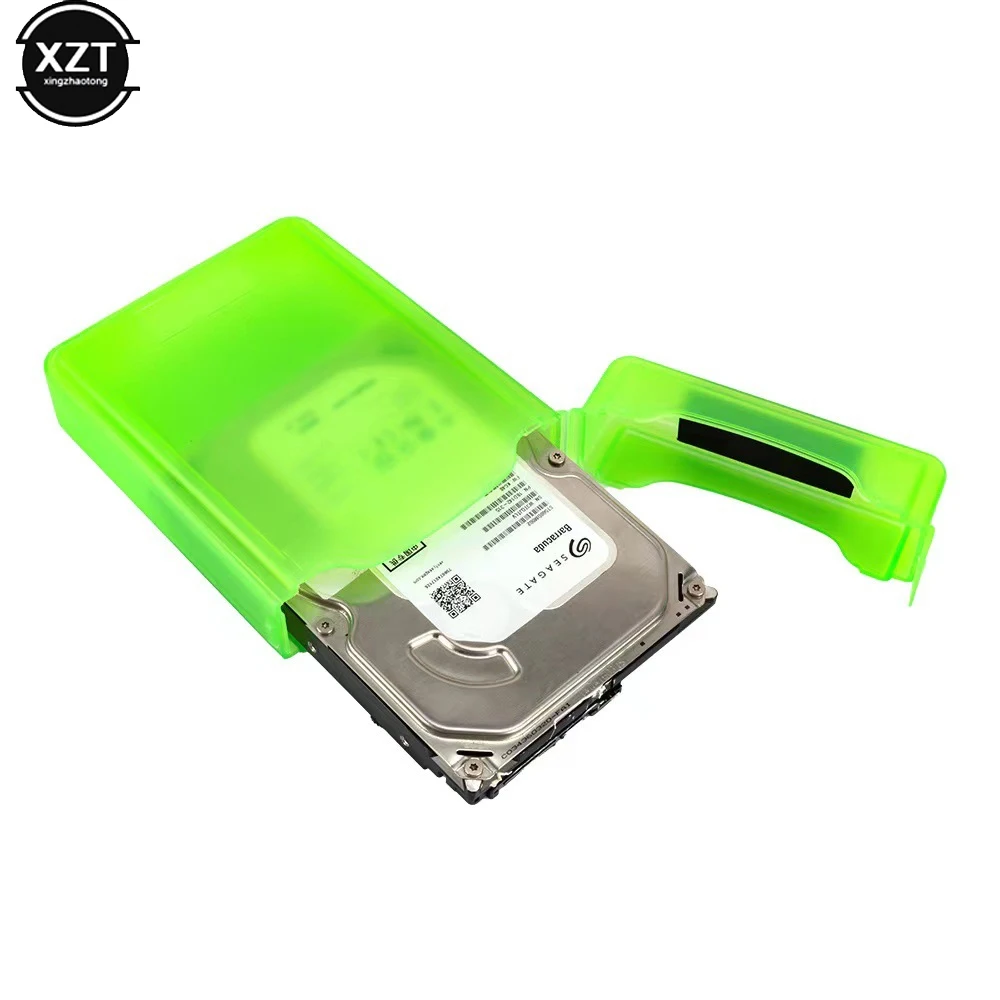 2.5 inch IDE SATA HDD Hard Disk Drive Protection Storage Box Plastic Protective Case Ultra Strong Buckle Hard Drive Housing