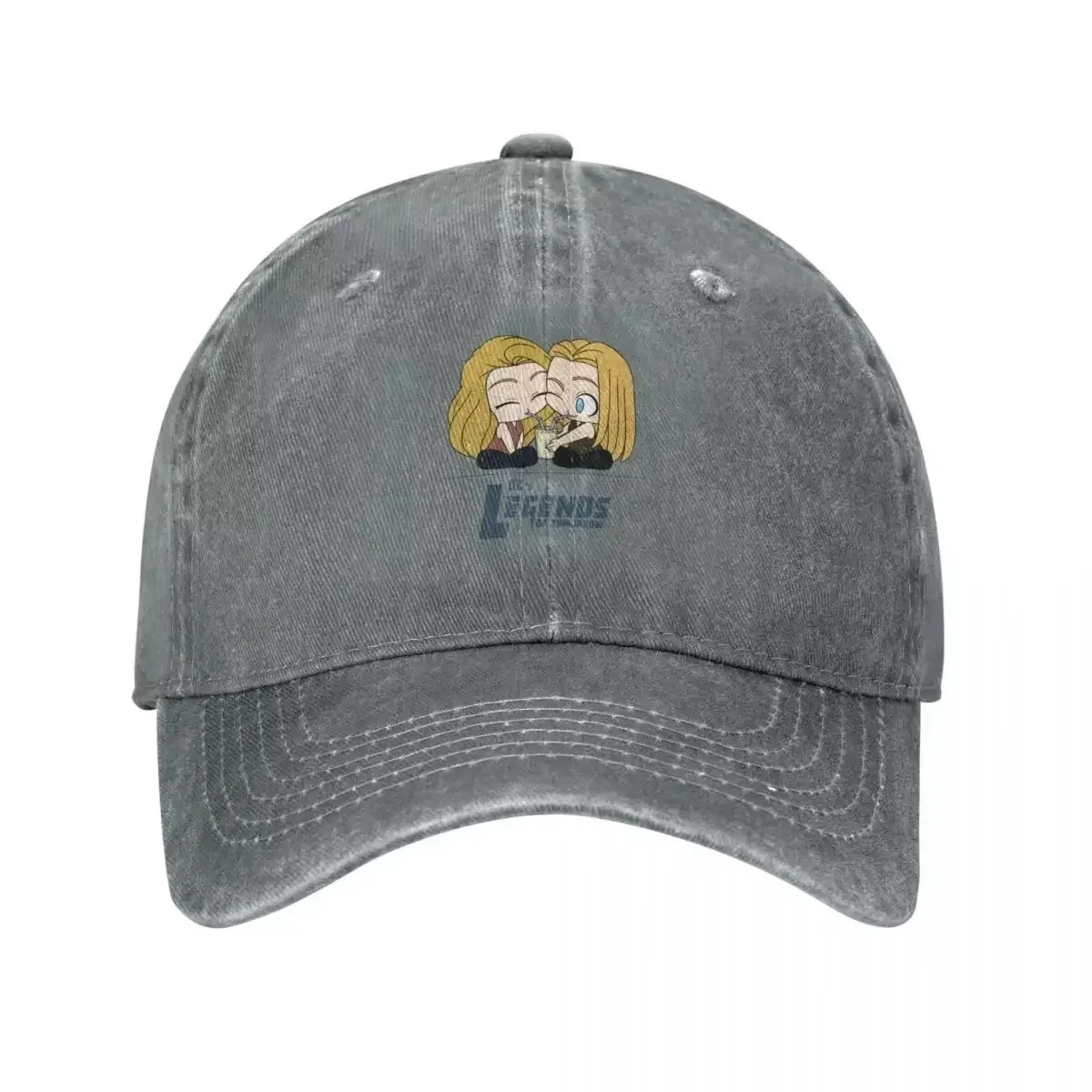 Stay Hydrated Cute Tea Graphic Baseball Cap Unisex Washed Denim Distressed Hat Adjustable Streetwear Sun Protection Headwear