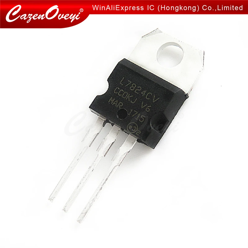 10pcs/lot L7824CV  L7824 7824 LM7824 MC7824 new and original IC In Stock