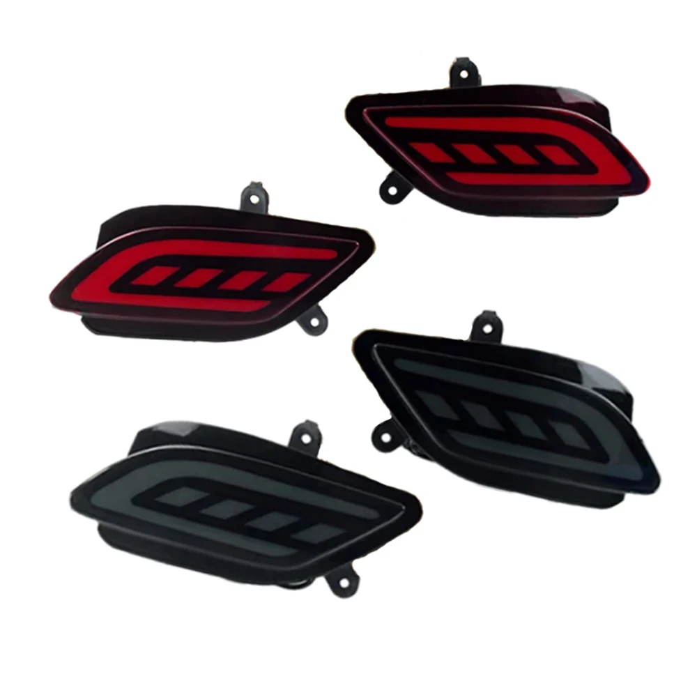 

Автомобильные светодиодные лампы заднего бампера для Toyota Yaris 2017-2022 2023, стоп-сигнал, указатель поворота, резервный отражатель, задние фонари, противотуманные фары