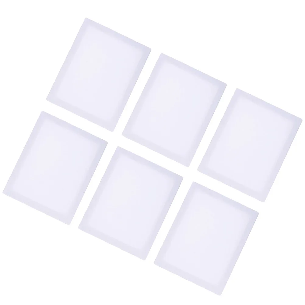 6Pcs Oil Painting Canvas Panels Cotton Linen Wood Composite Surface Smooth for Acrylic Oil Gouache Tempera Outdoor Studio School