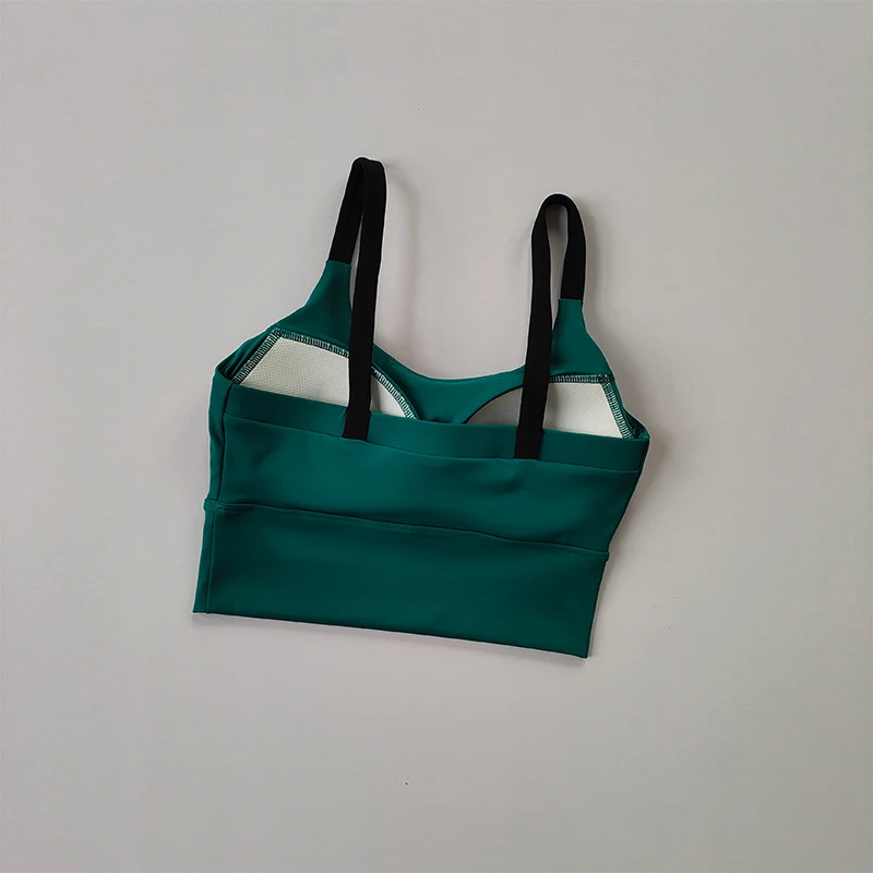 Einteiliger BH, hochfester stoßfester Lauf-BH, Träger-BH, rückenfreier Fitness-Yoga-BH – Detail 12